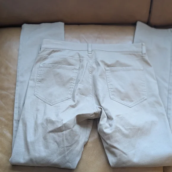 VINCE. Beige Cotton Blend Pants